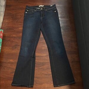 Tory Burch Dark Indigo Boot Cut Jeans